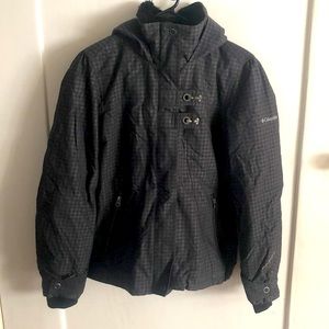 Columbia Ski Jacket with hood & feminine detailing